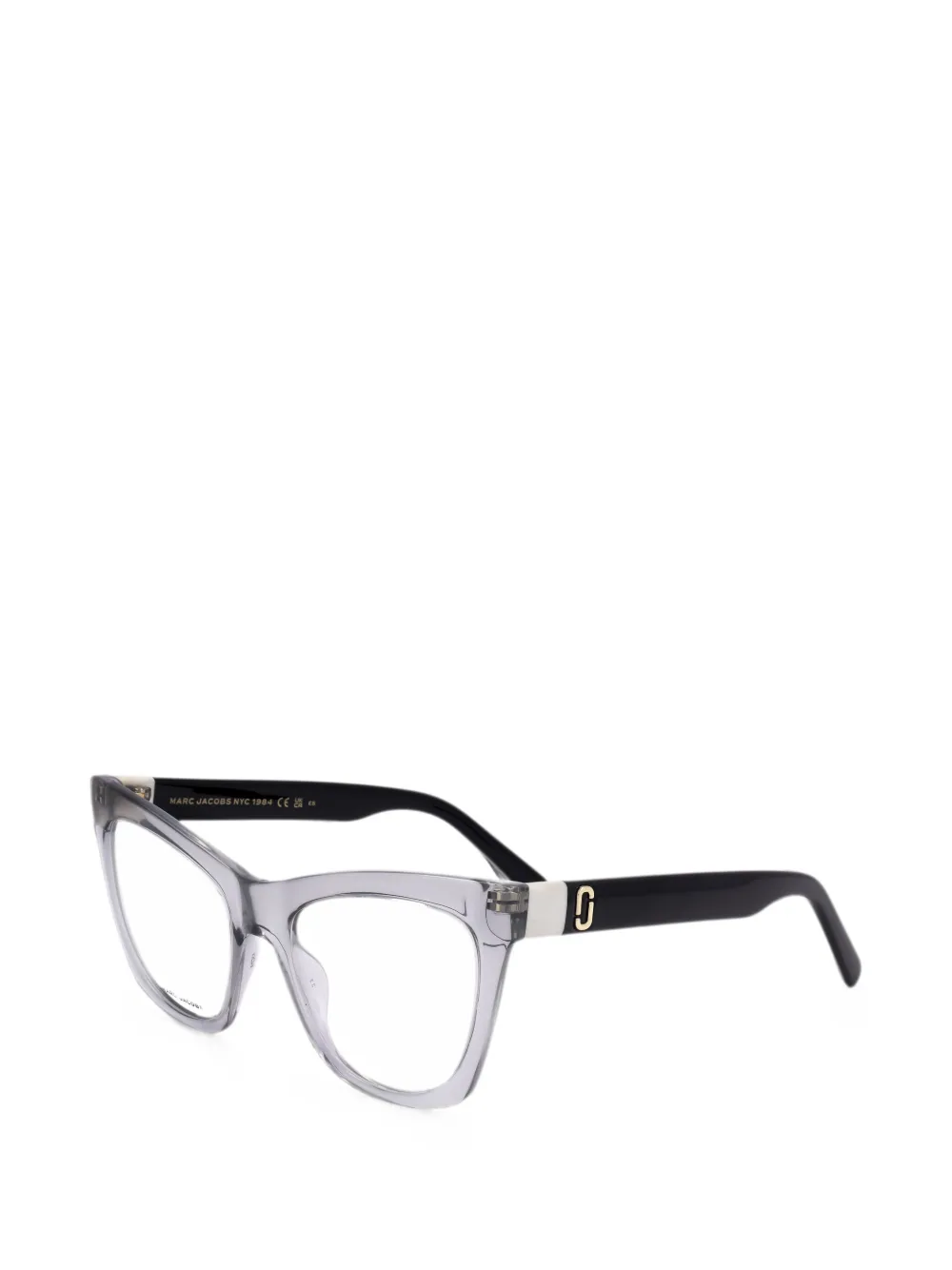 Marc Jacobs Cat-eye Frame Glasses In Gray
