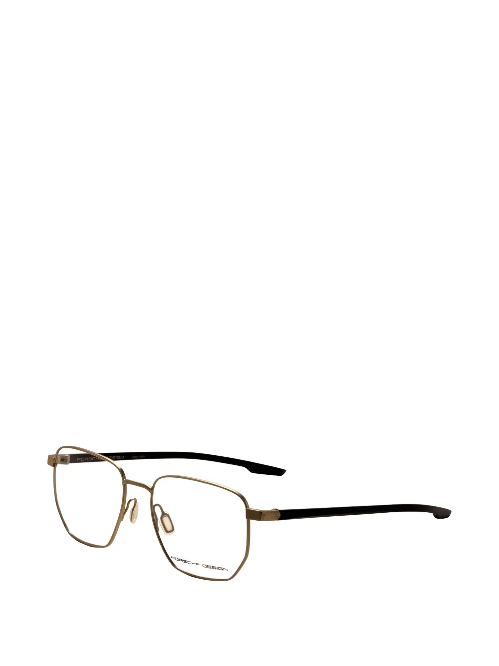 Porsche Design geometric-frame glasses - Oro