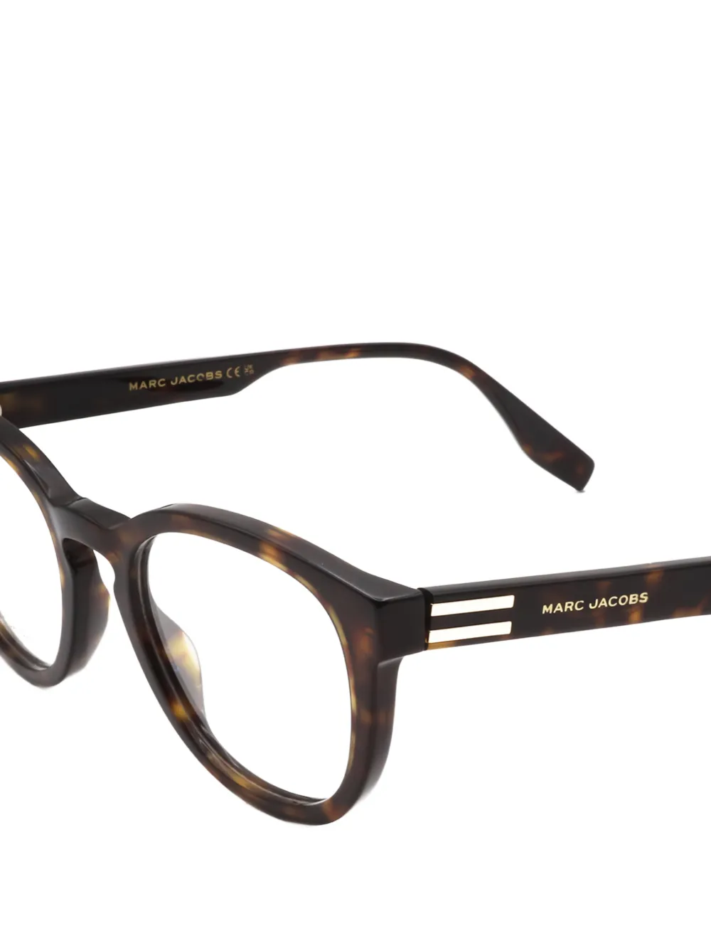 Marc Jacobs Eyewear Bril met schildpadschild-design Bruin