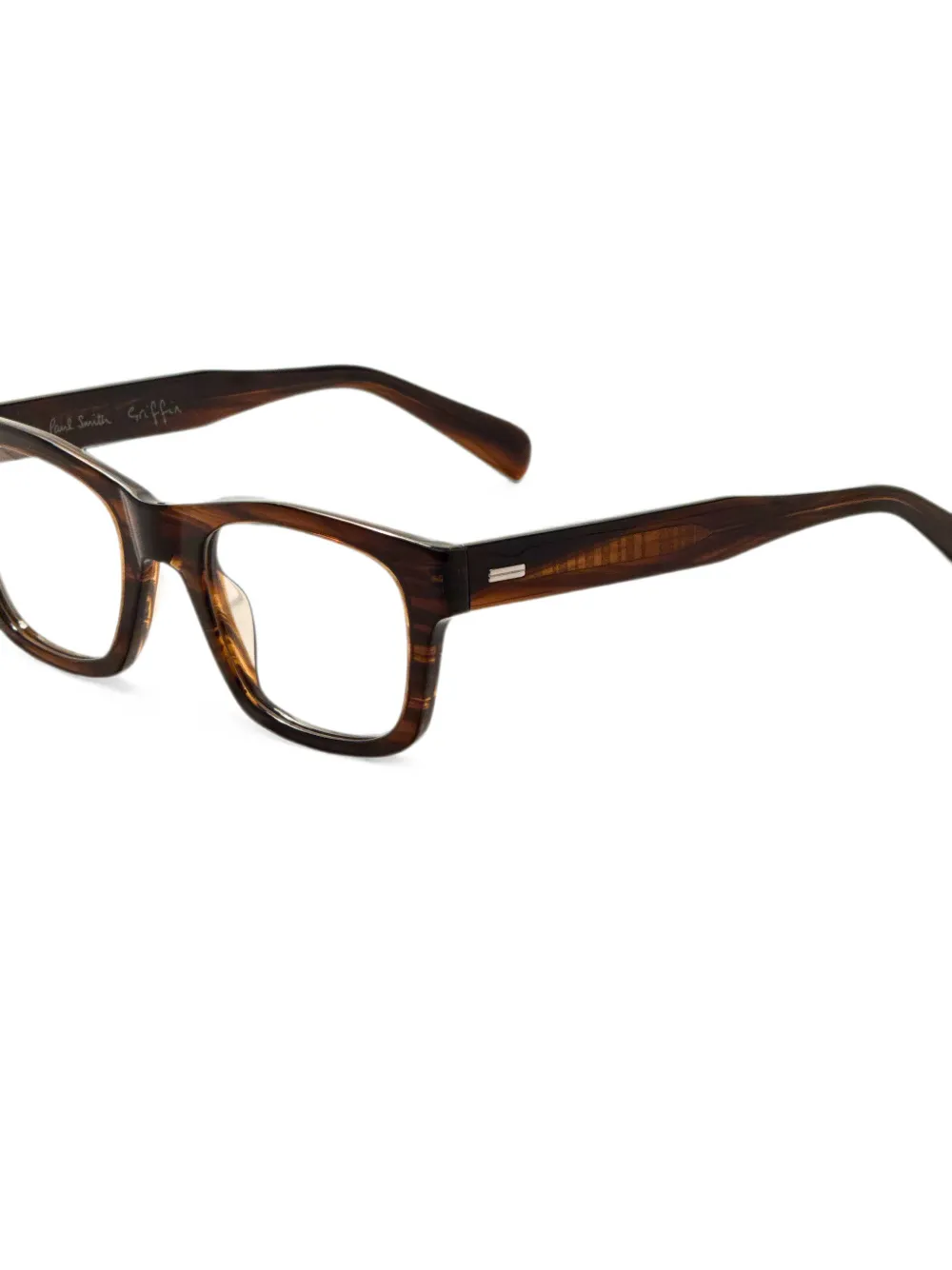Paul Smith Griffin bril met vierkant montuur Bruin