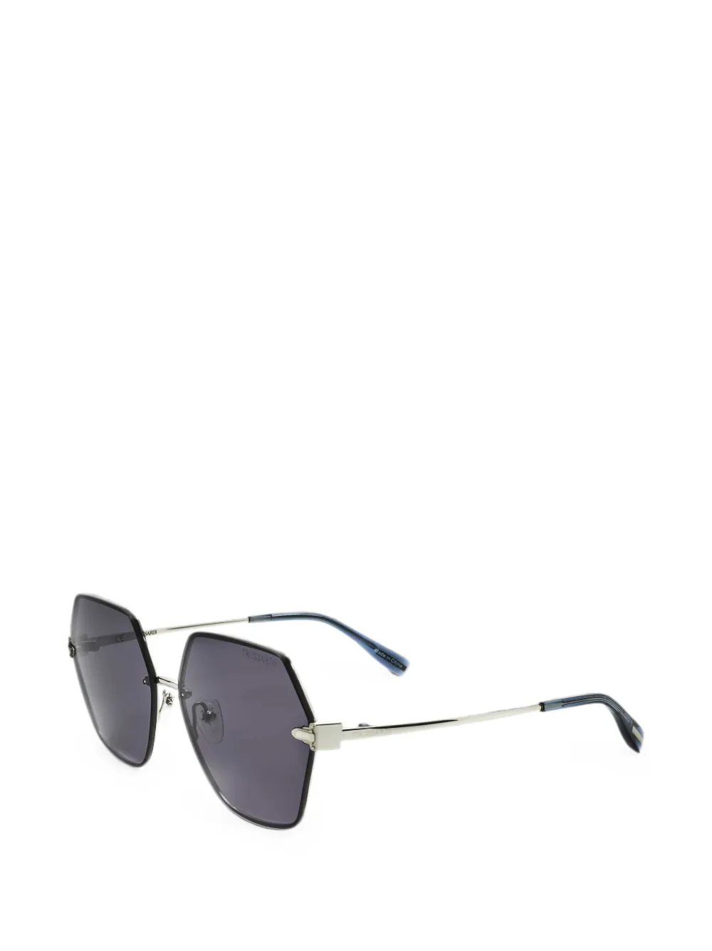 Trussardi geometric-frame sunglasses