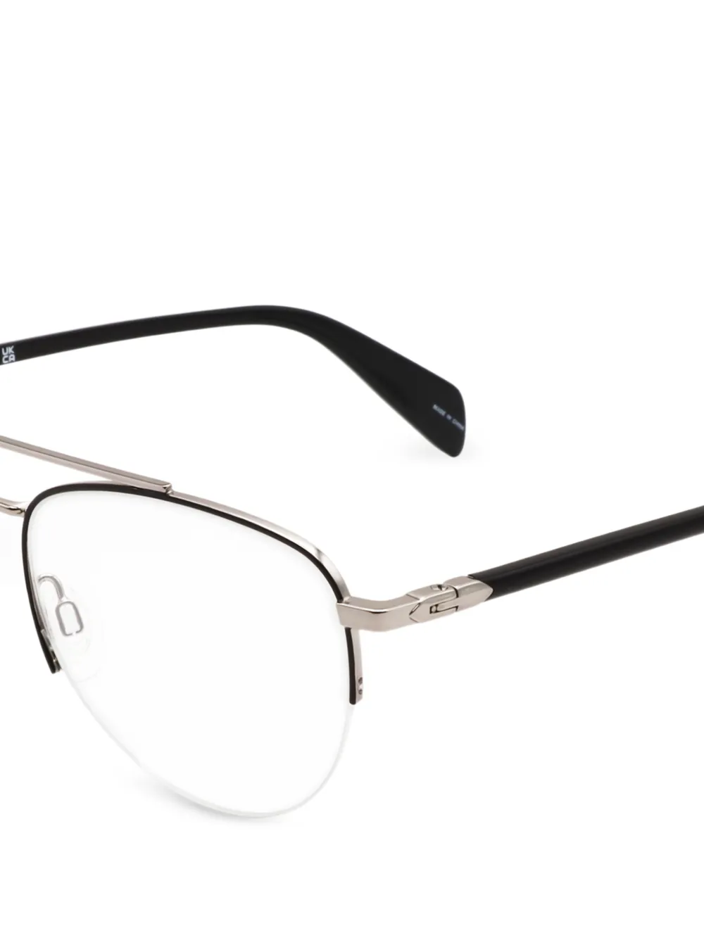 RAG & BONE EYEWEAR Bril met piloten montuur Zilver