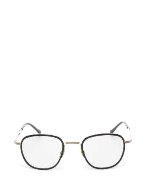 Garrett Leight Griffith II engraved-detail glasses