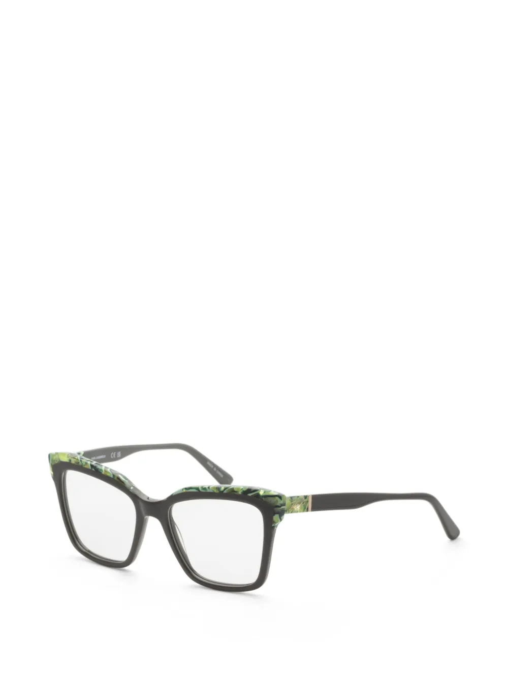 Karl Lagerfeld square-frame glasses - Schwarz