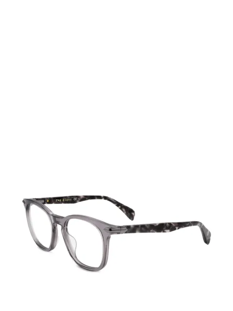 rag & bone lentes con armazón cuadrada estilo carey