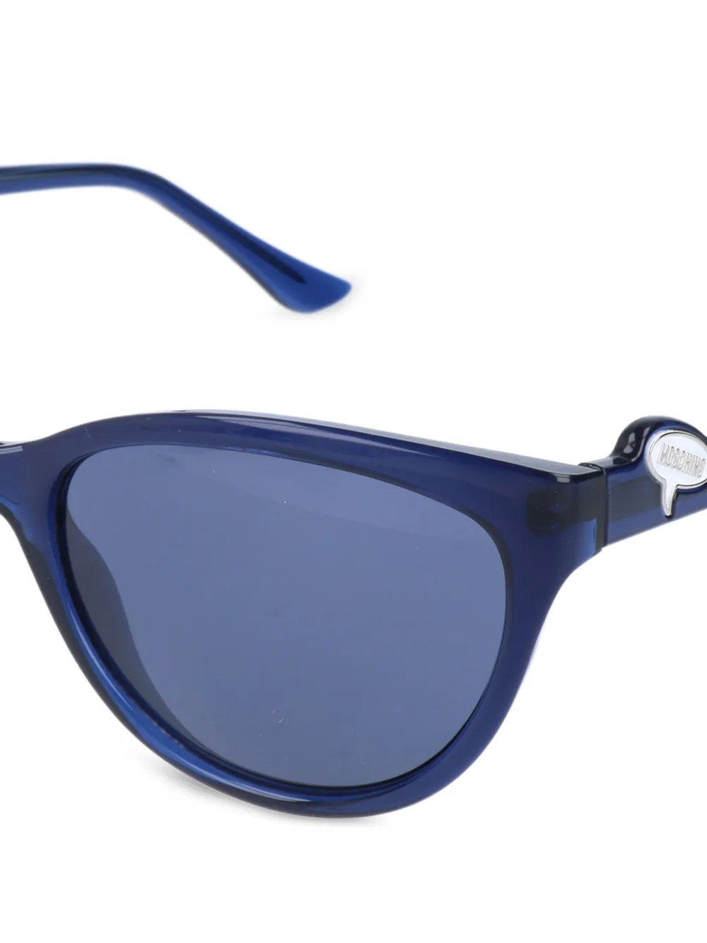 Moschino Eyewear Zonnebril met cat-eye montuur Blauw