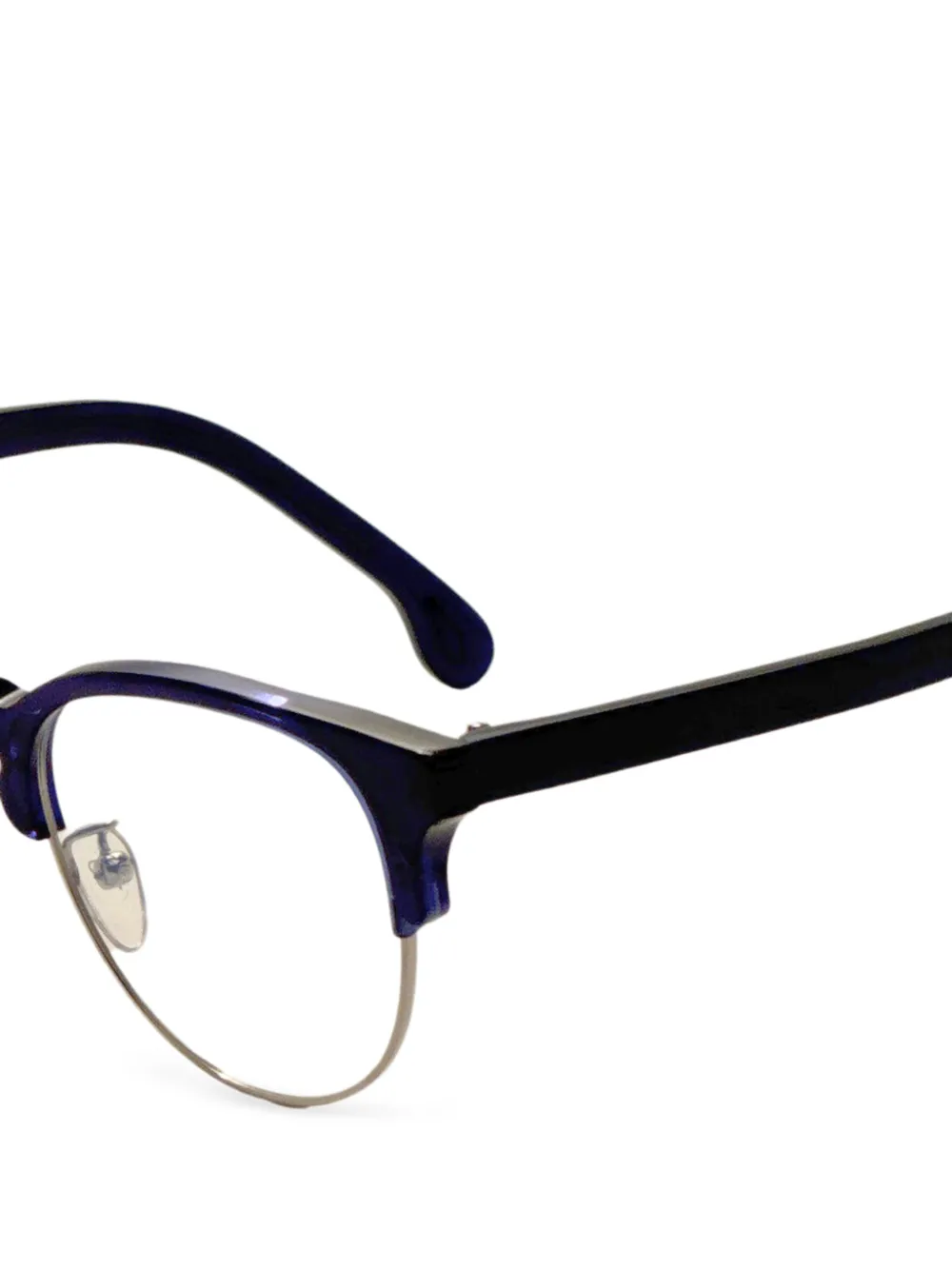Paul Smith Birch bril met rond montuur Blauw