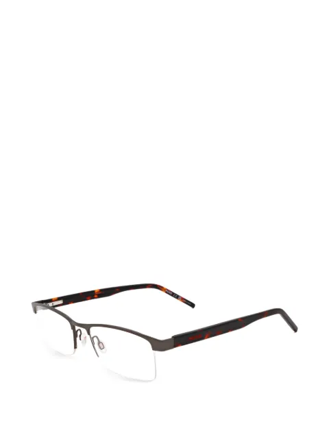 HUGO rectangle-frame glasses