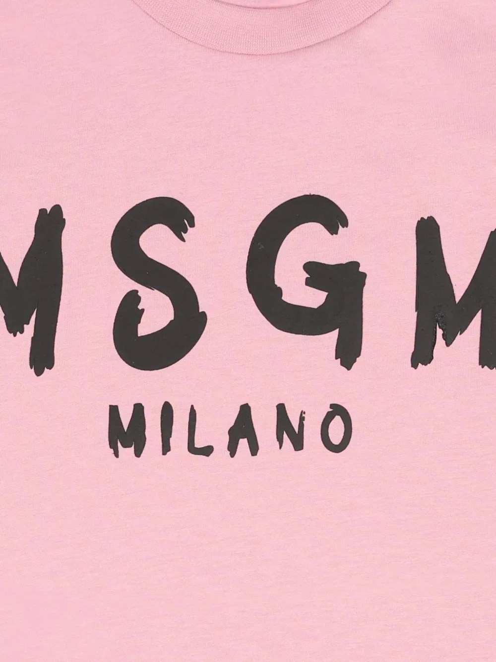 MSGM Kids T-shirt met logoprint Roze