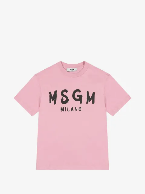 MSGM Kids logo-print T-shirt