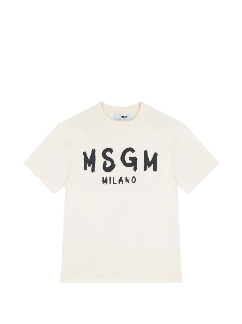 MSGM Kids logo-print T-shirt