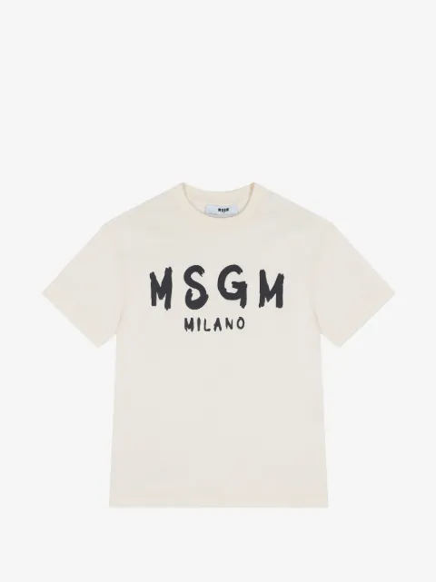 MSGM Kids T-Shirt mit Logo-Print
