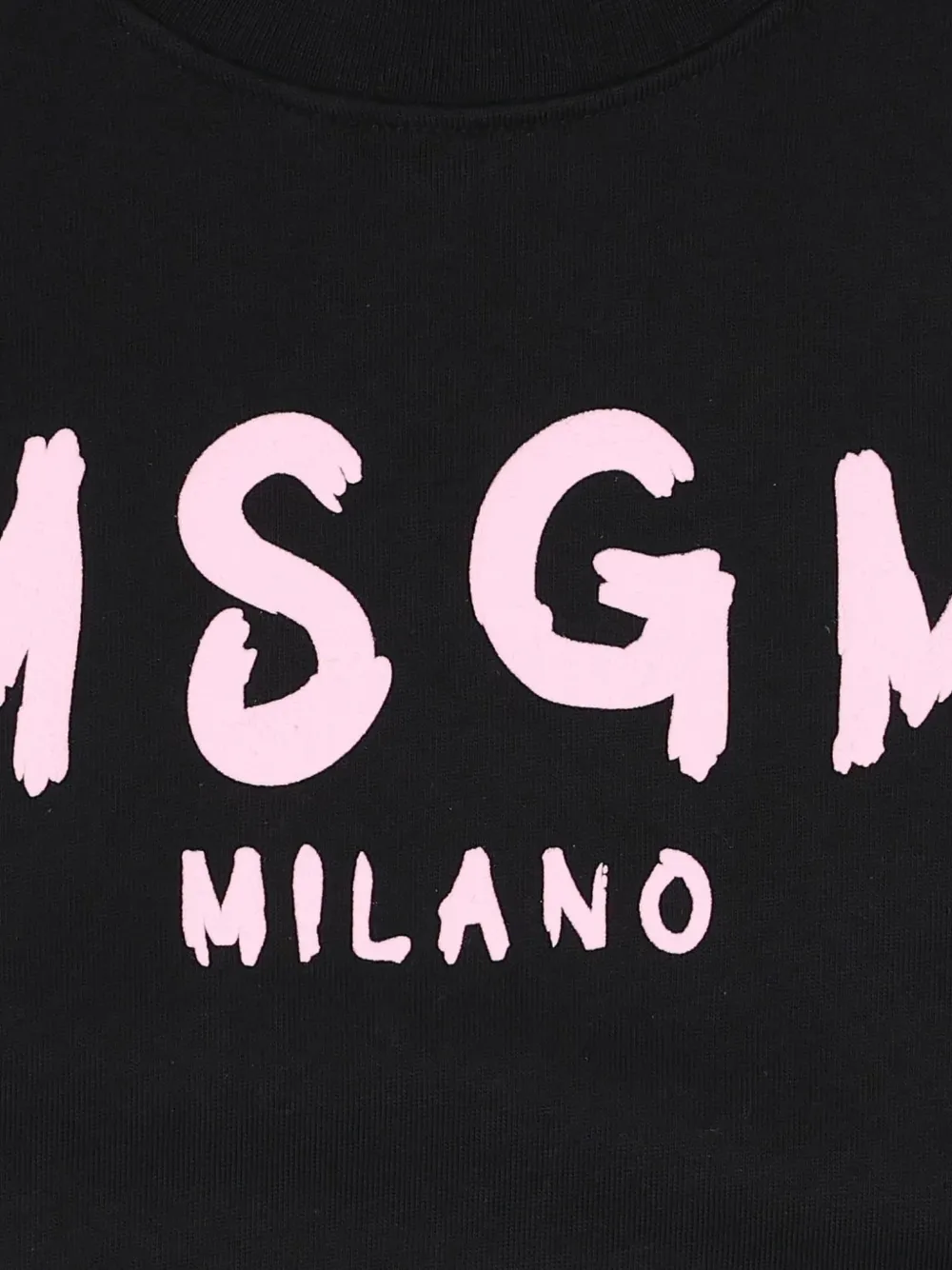 MSGM Kids Sweater met logoprint Zwart
