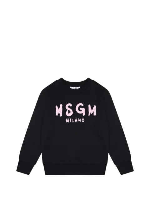 MSGM Kids logo-print sweatshirt