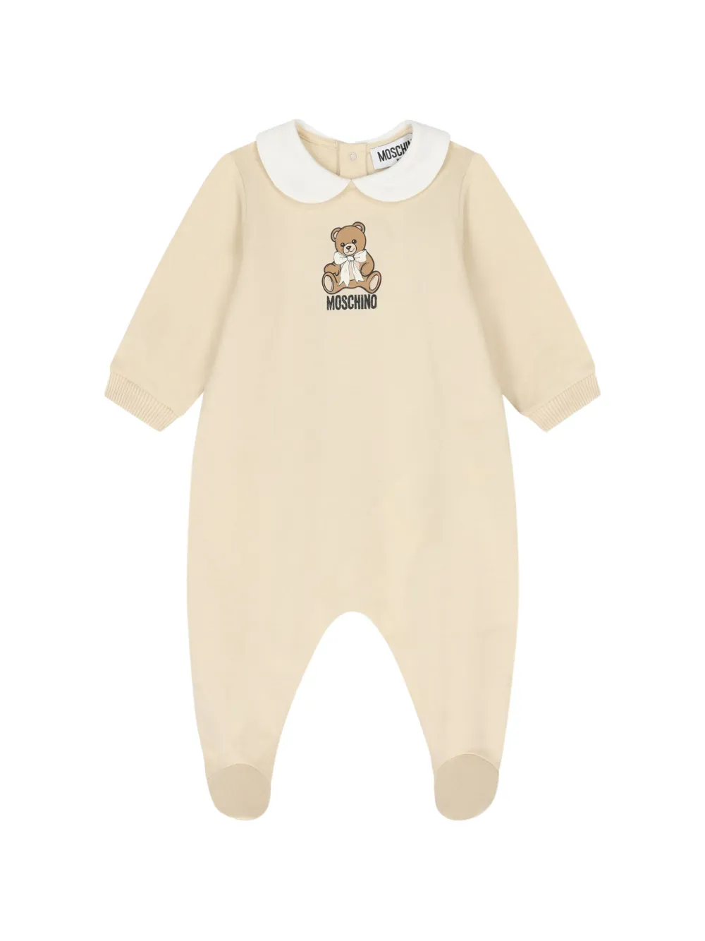 Moschino Kids Teddy Bear romperset met logo Beige