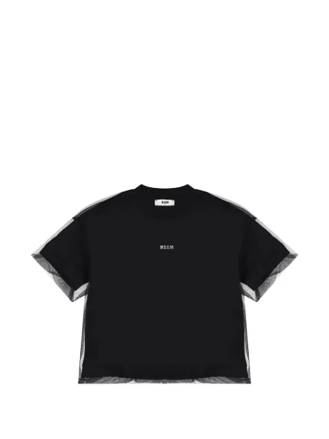 MSGM Kids logo-print T-shirt