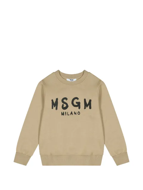 MSGM Kids logo-print sweatshirt