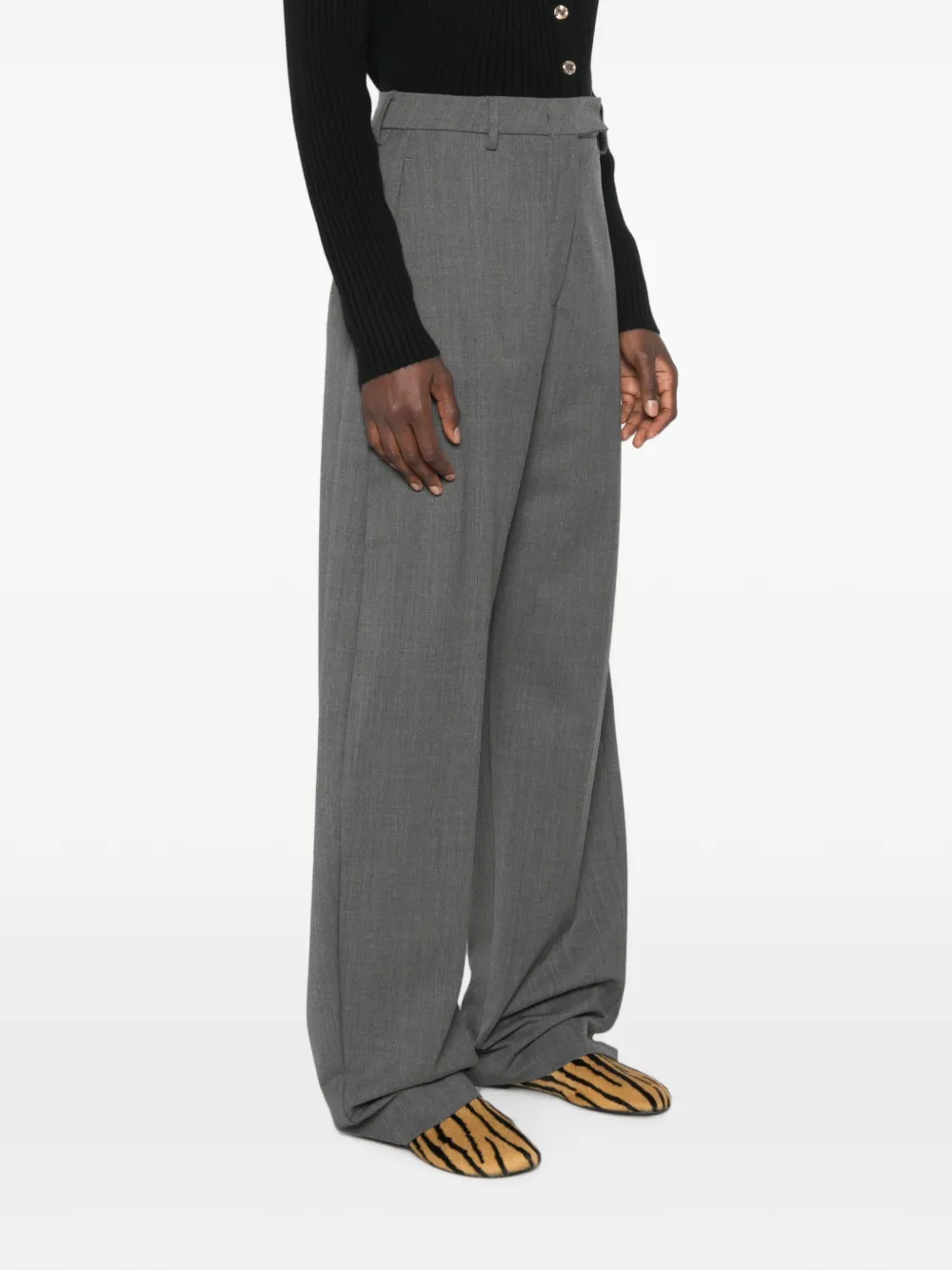THELATEST E-Dina broek Grijs