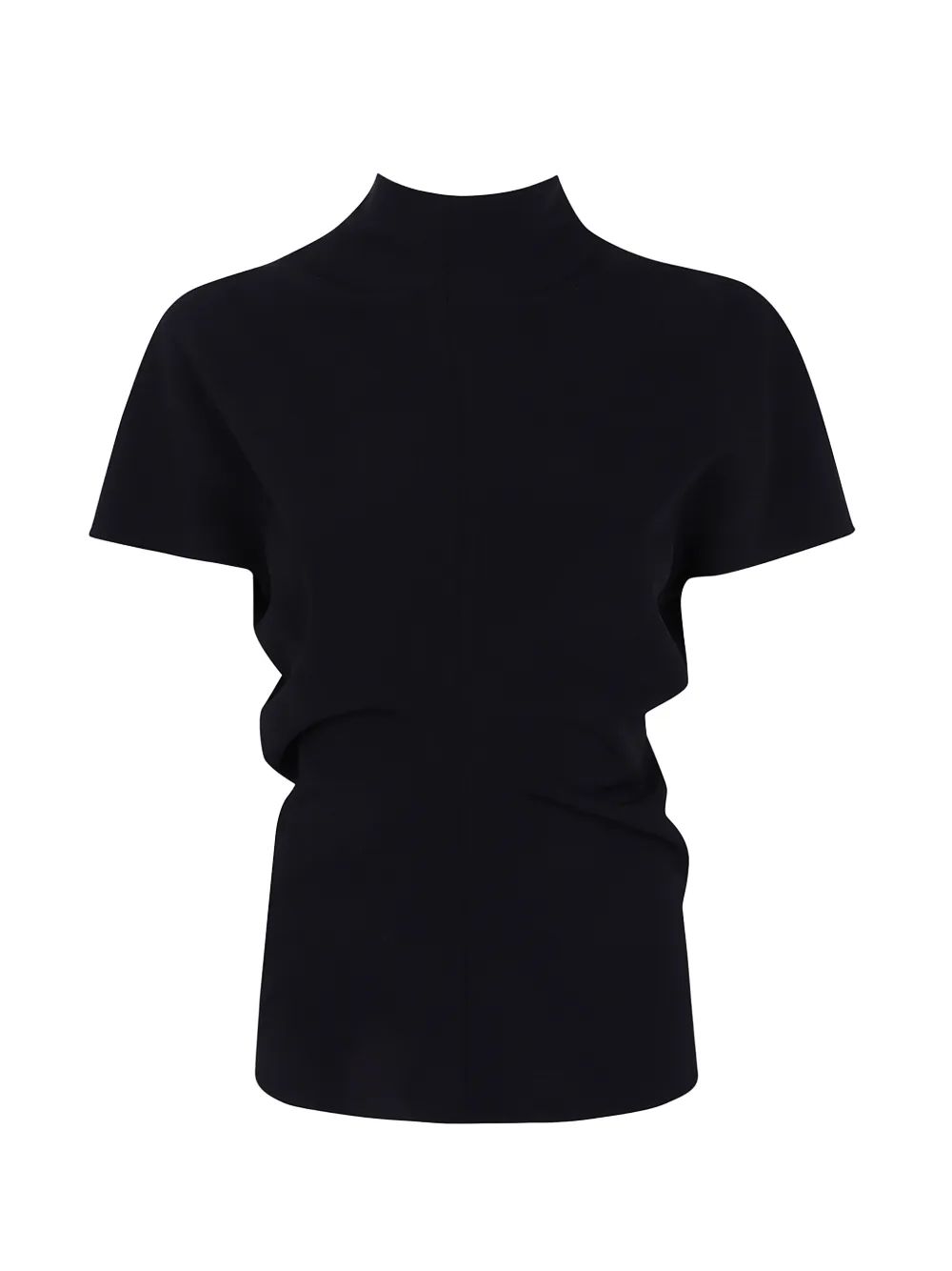 DRHOPE draped high-neck T-shirt