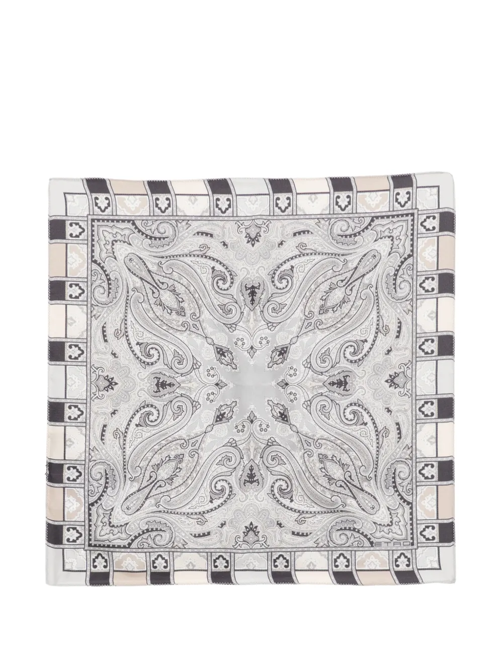 ETRO paisley-print scarf - Grau