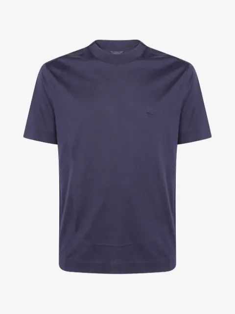 Emporio Armani logo-embroidered T-shirt