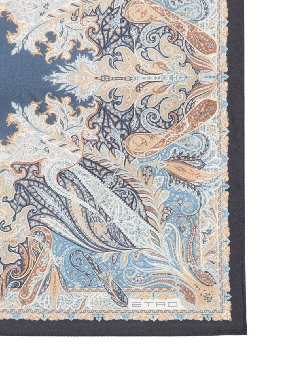 ETRO Sjaal met paisley-print Blauw