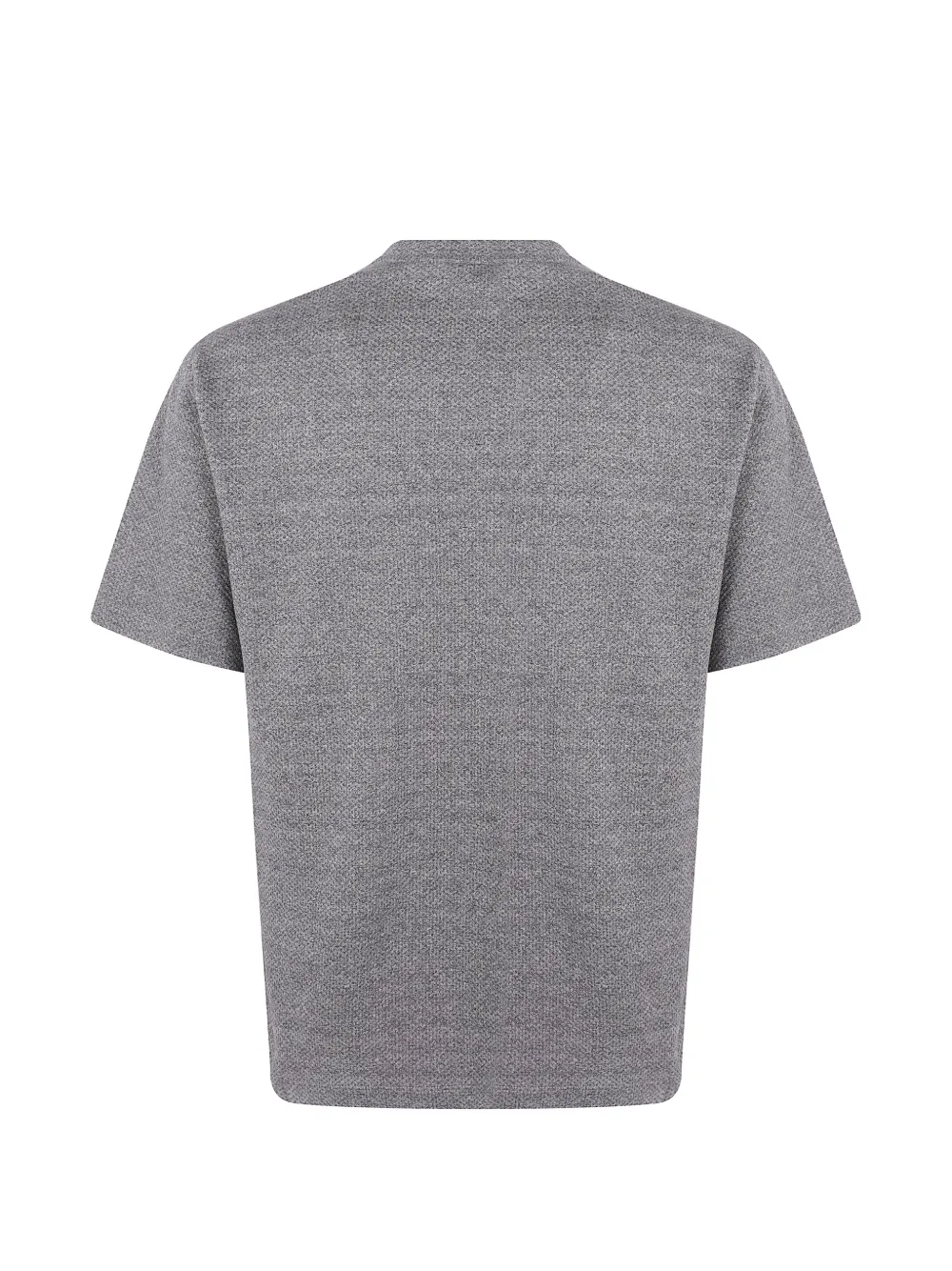 Emporio Armani Katoenen T-shirt met geborduurd logo Grijs