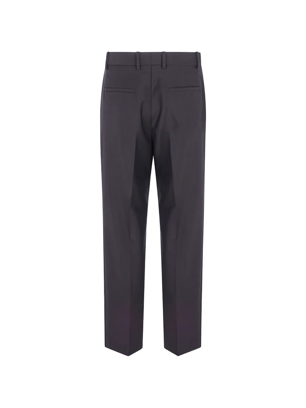 Jil Sander Straight wollen broek Grijs