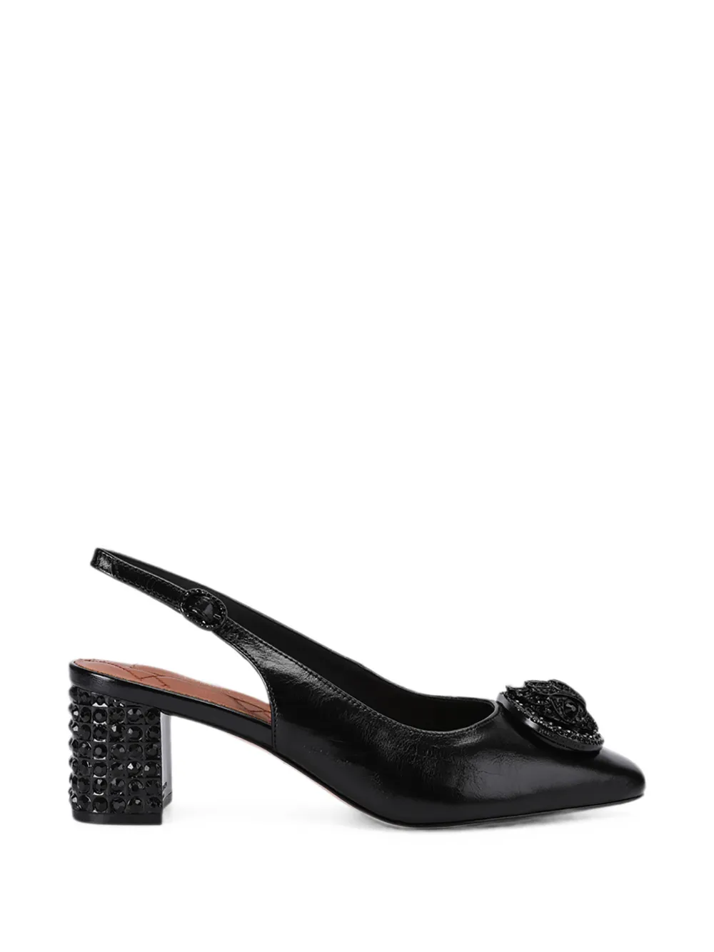 Kurt Geiger London Chelsea block sling DR pumps