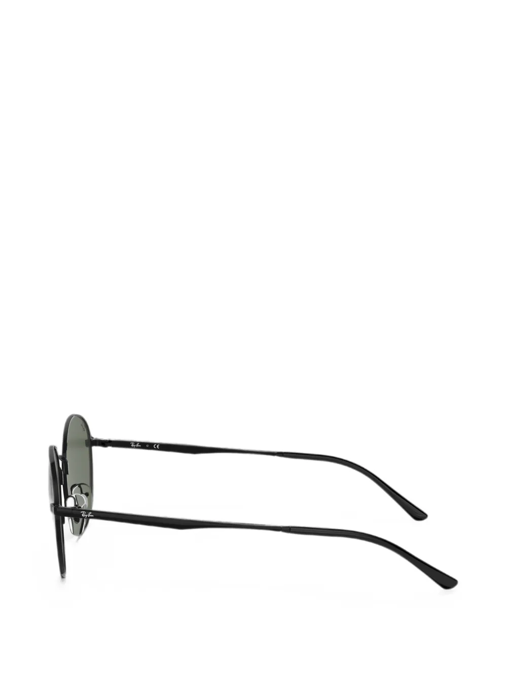 Ray-Ban Zonnebril met rond montuur Zwart