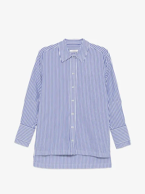 JOSEPH Theia vertical-stripe long-sleeve shirt