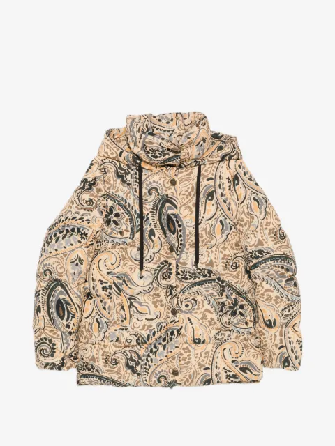 ETRO 페이즐리 프린트 후드 자켓