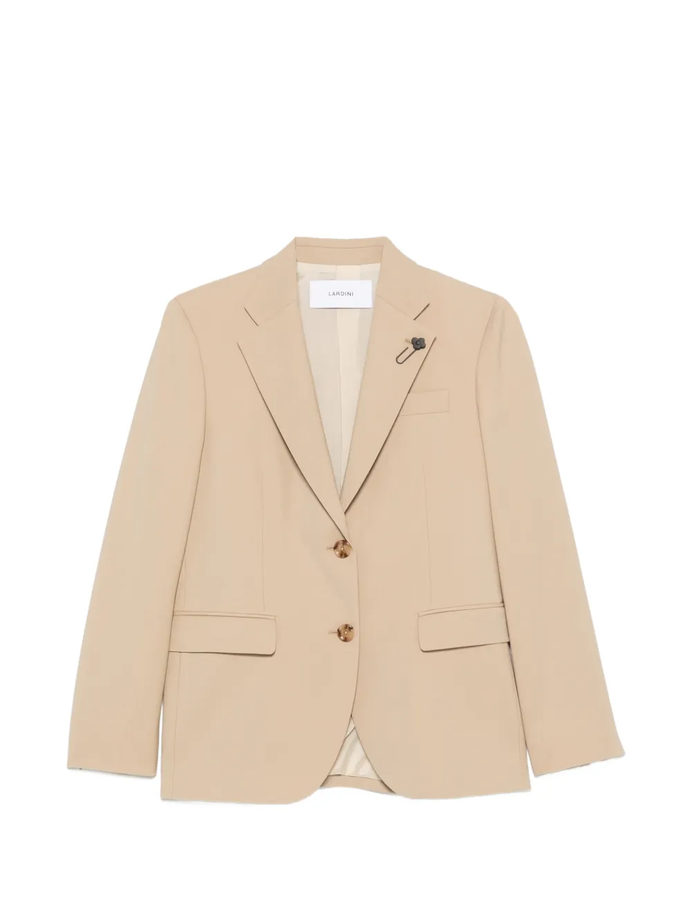 Lardini Rocco flower-detail blazer - Nude