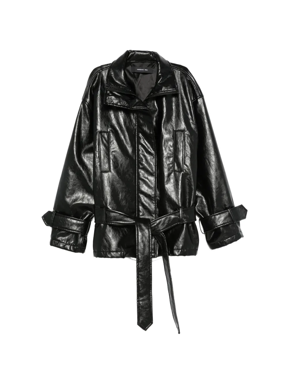 Federica Tosi belted zip-up jacket