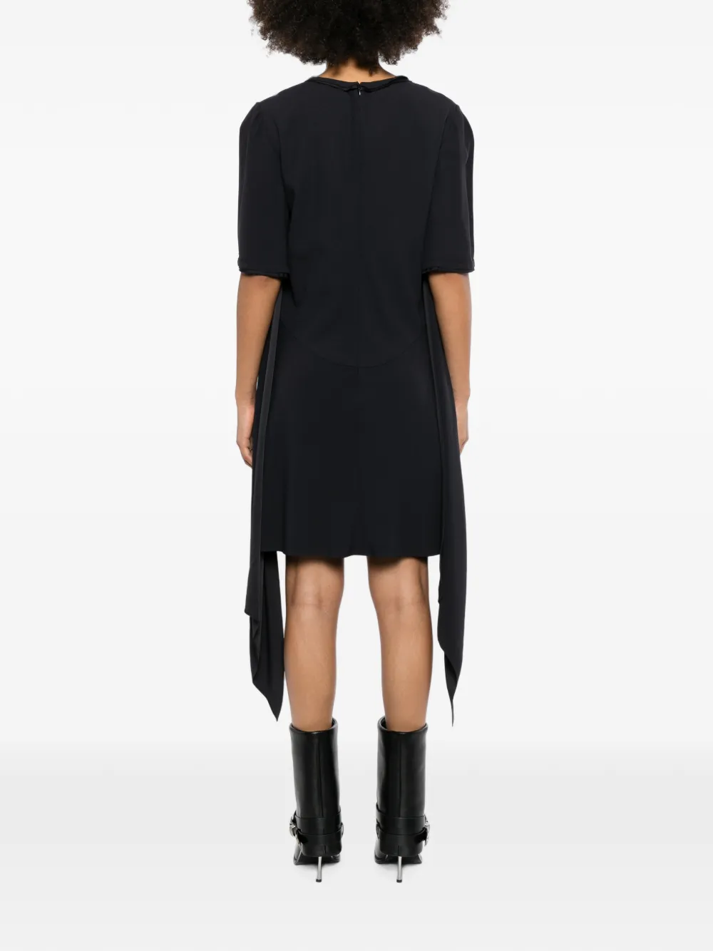 Balenciaga Asymmetrische jurk Zwart