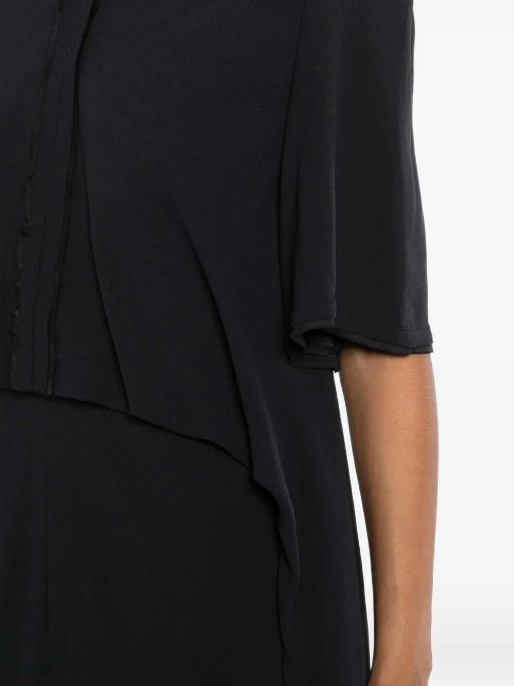 Balenciaga Asymmetrische jurk Zwart
