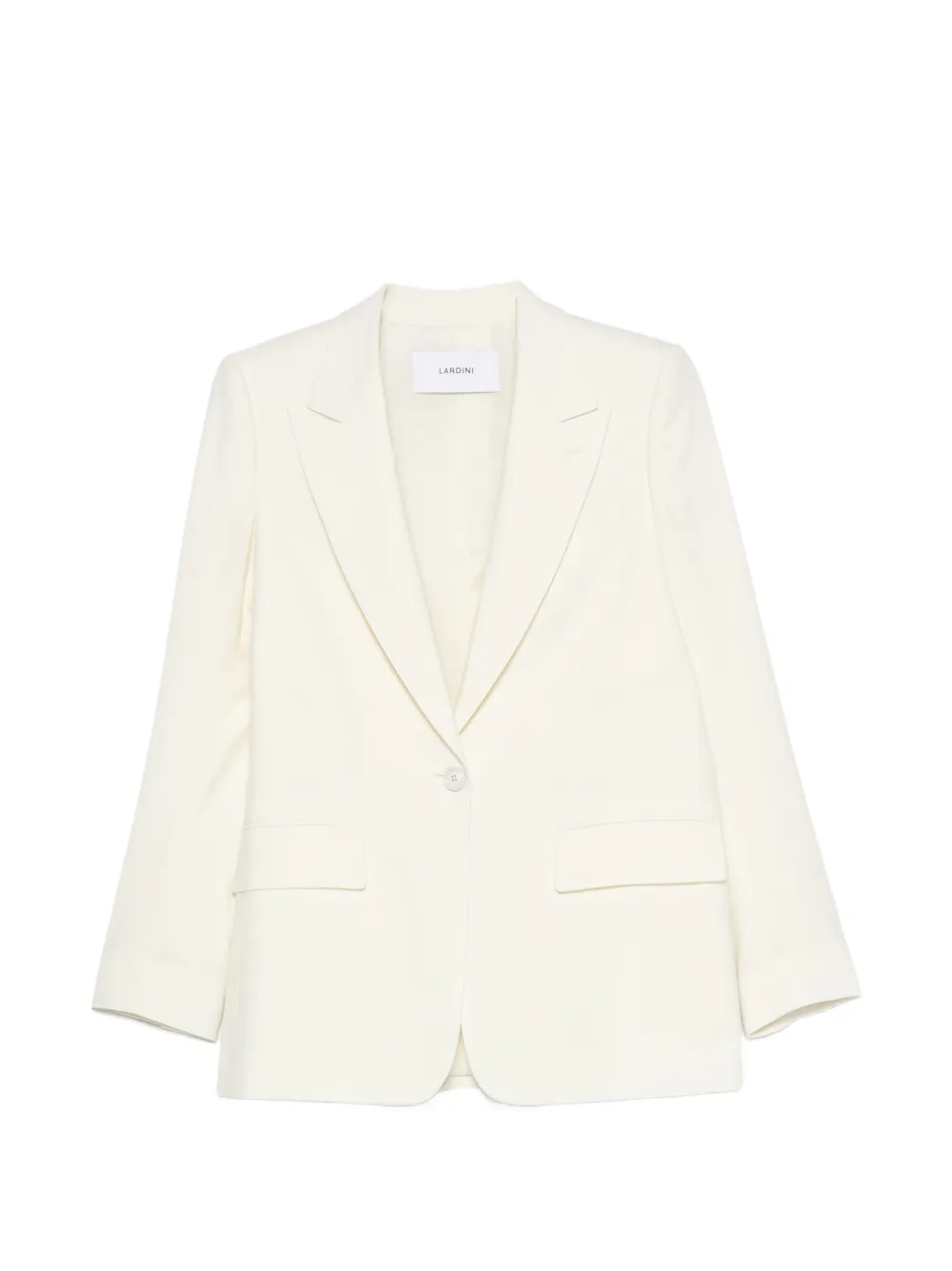 Lardini single-breasted peak-lapel blazer - Weiß