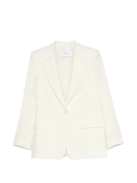 Lardini single-breasted peak-lapel blazer