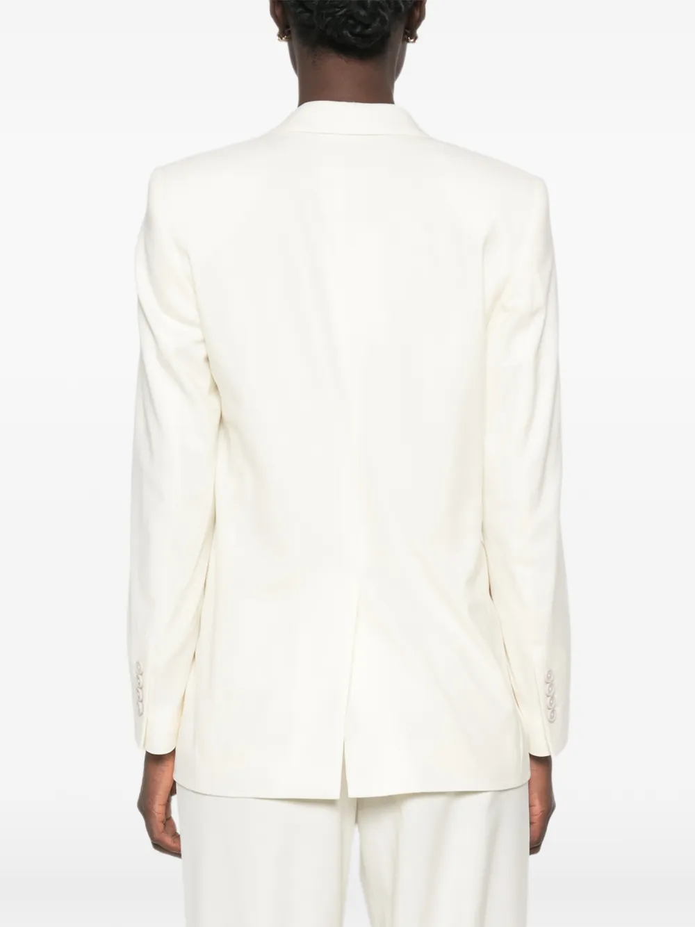 Lardini Blazer met enkele rij knopen Wit