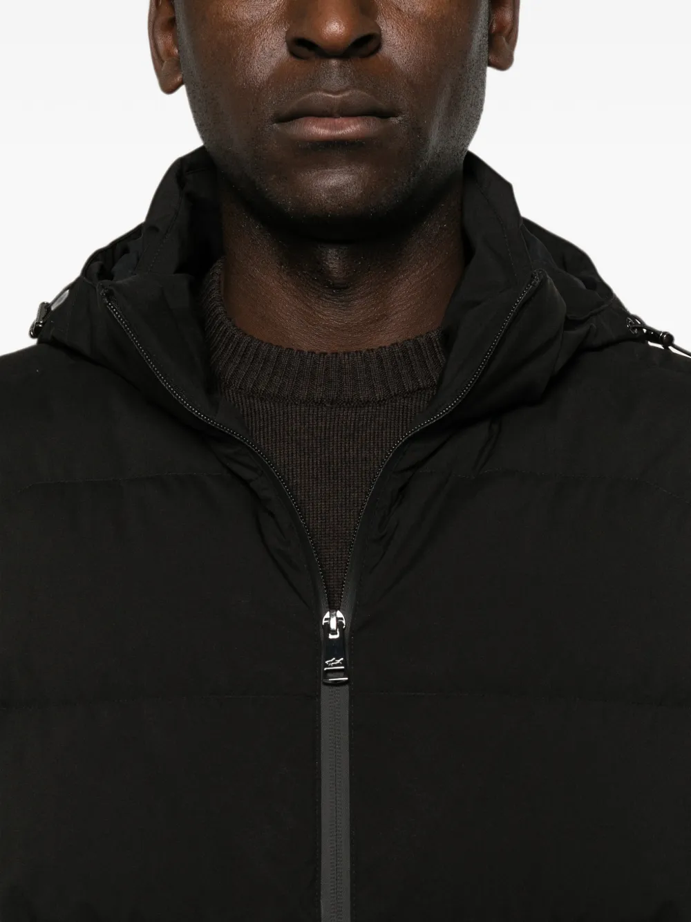 Paul & Shark Bodywarmer met capuchon Zwart