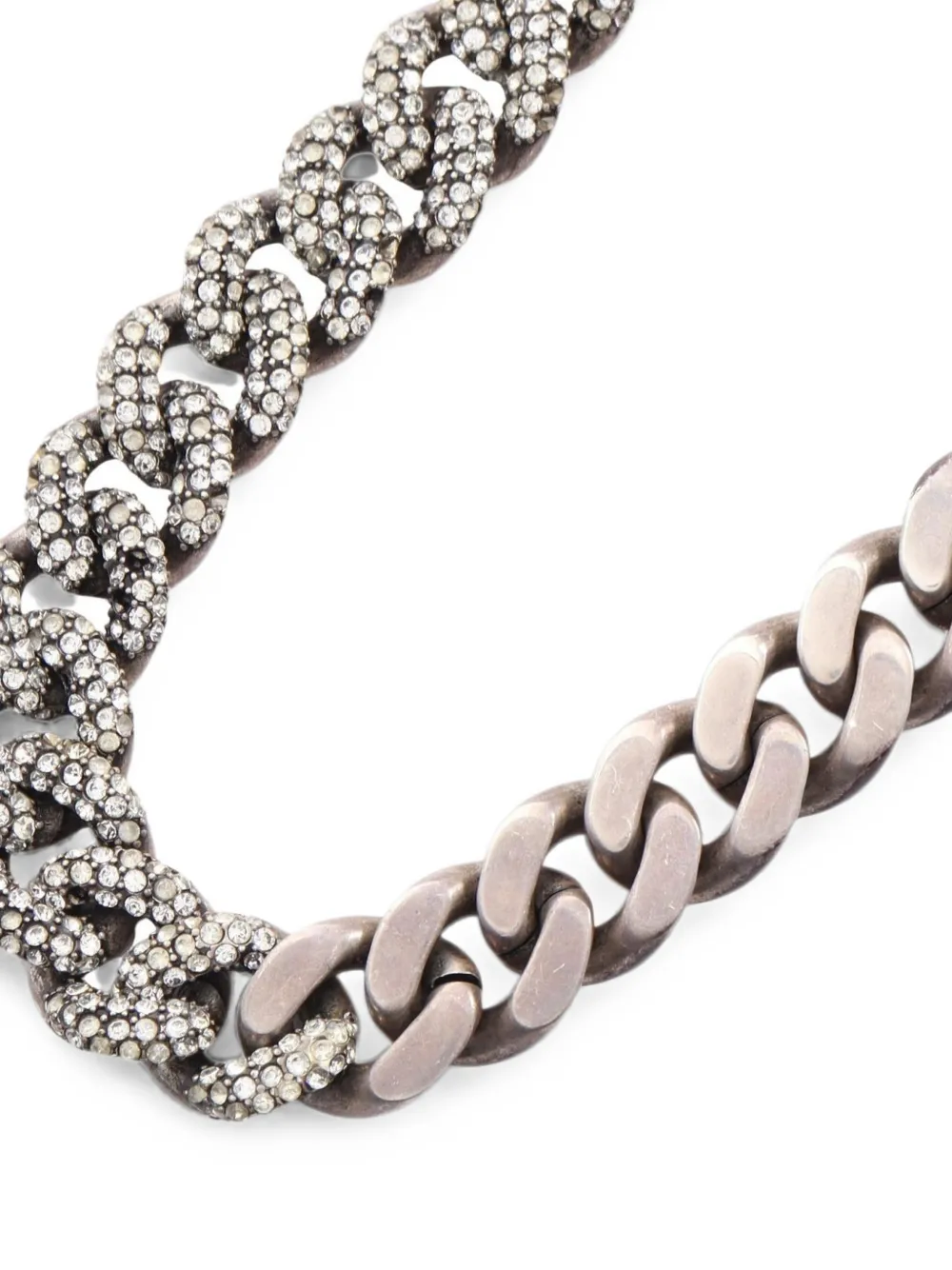 Saint Laurent Pre-Owned 2000s chain necklace - Silber