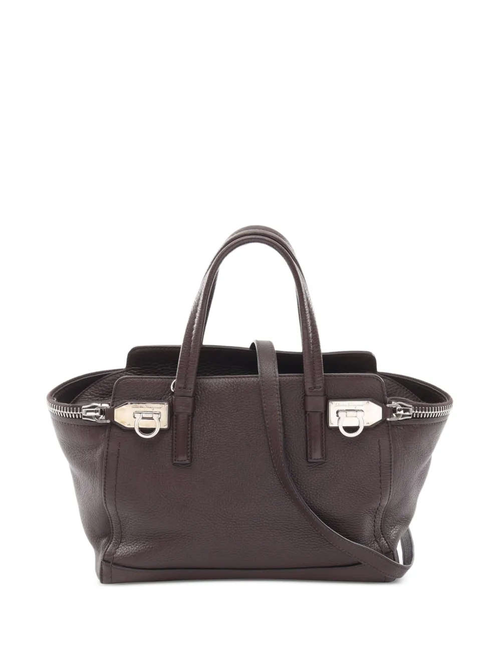 Ferragamo Pre-Owned 2010s Gancini tote bag - Marrone