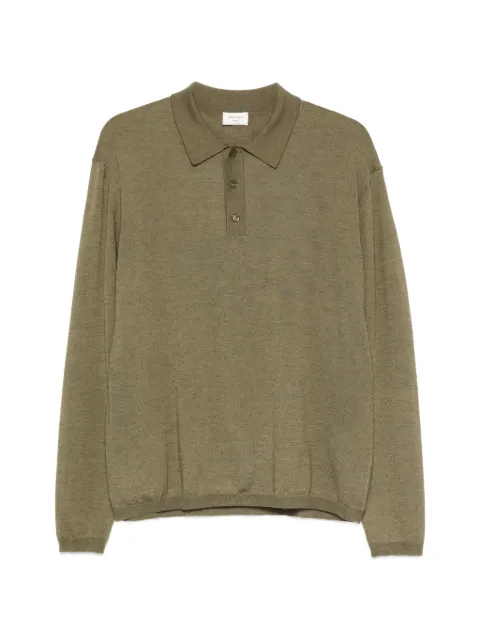 Saint Laurent long-sleeve knitted polo shirt