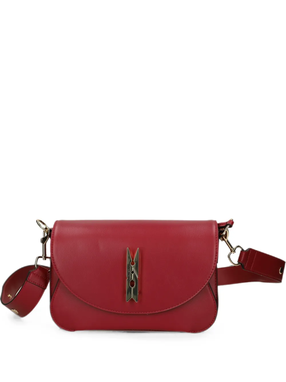 Love Moschino clothespin-detail shoulder bag - Rosso