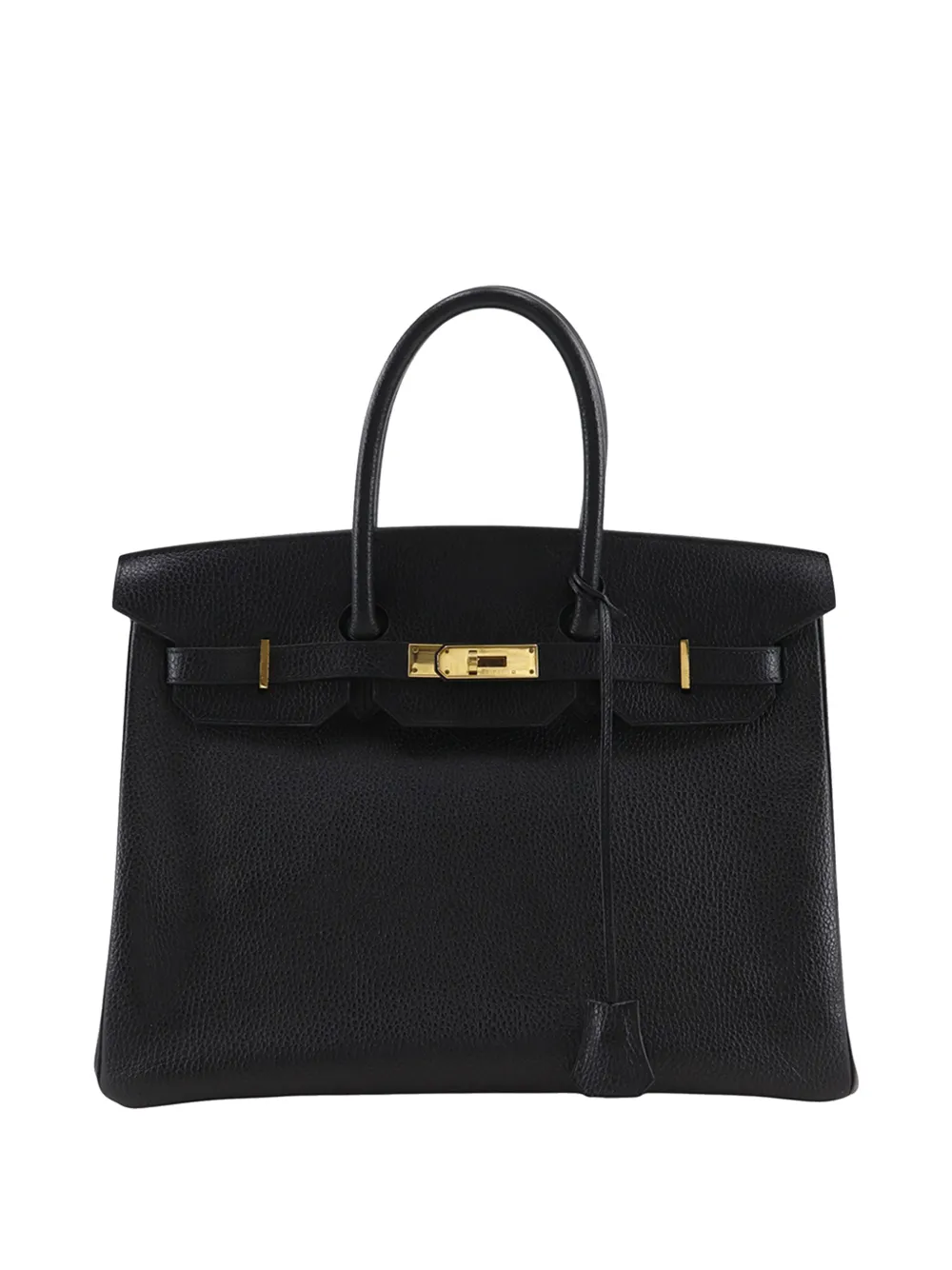 Hermès Pre-Owned 1998 Fjord Birkin Retourne 35 handbag - Black