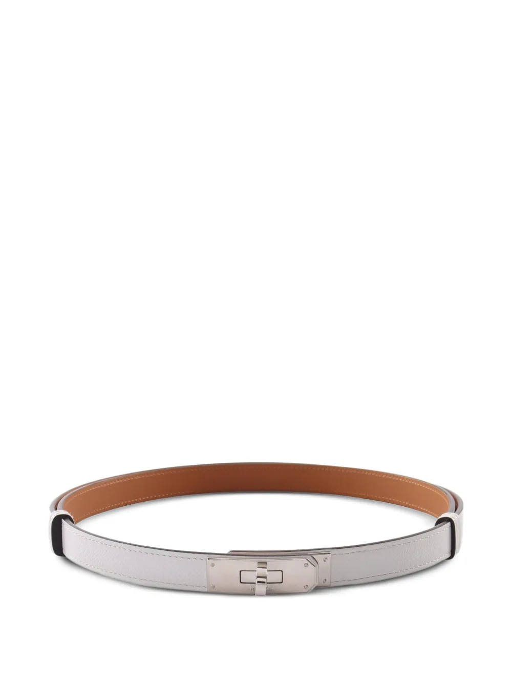 Hermès Pre-Owned 2025 Kelly Epsom belt - Weiß
