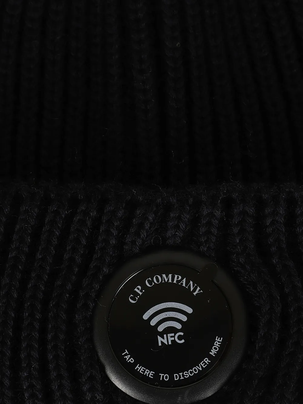 C.P. Company Muts met logopatch Zwart