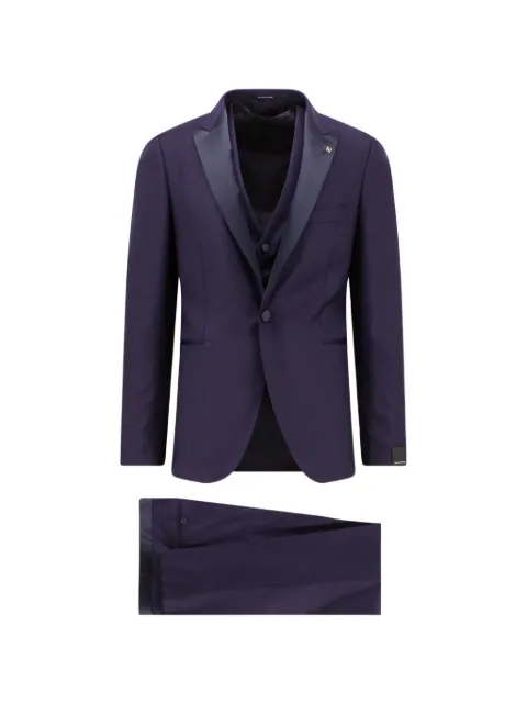 Tagliatore satin-lapel suit (set of three)