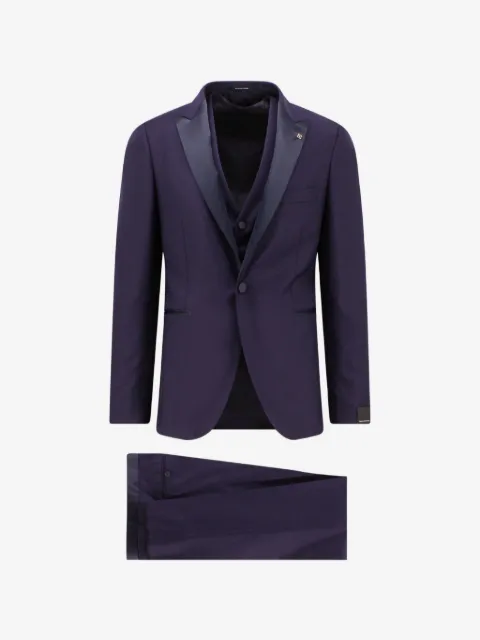 Tagliatore satin-lapel suit (set of three)