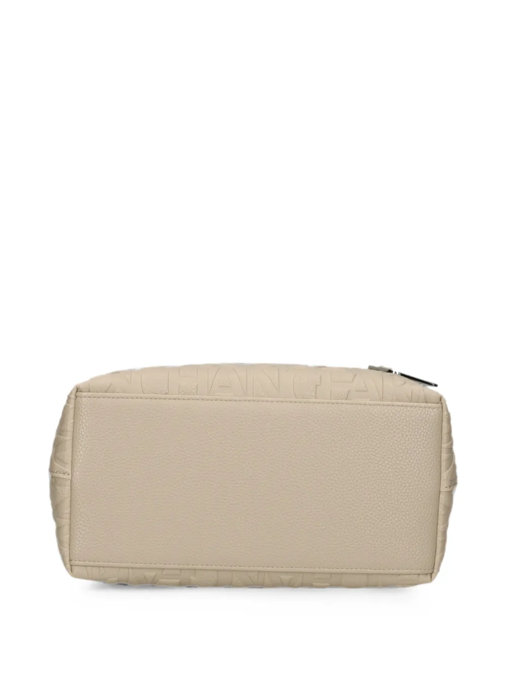 Armani Exchange Shopper met logo-reliëf Beige